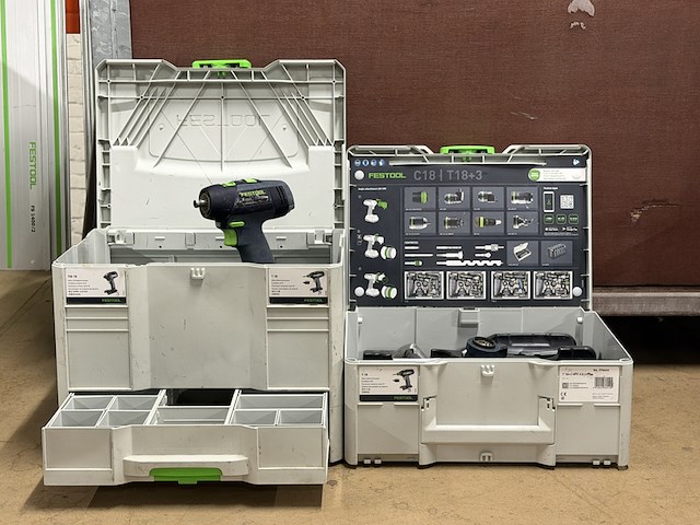 Accu slagschroevendraaier met 2x systainer en accessoires festool, tid 18 - afbeelding 1 van  13