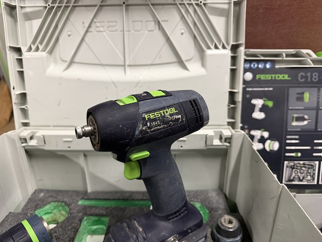 Accu slagschroevendraaier met 2x systainer en accessoires festool, tid 18 - afbeelding 8 van  13