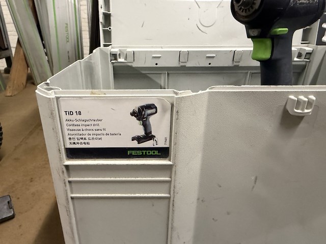 Accu slagschroevendraaier met 2x systainer en accessoires festool, tid 18 - afbeelding 10 van  13