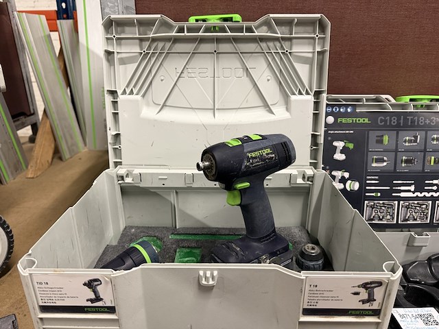 Accu slagschroevendraaier met 2x systainer en accessoires festool, tid 18 - afbeelding 12 van  13