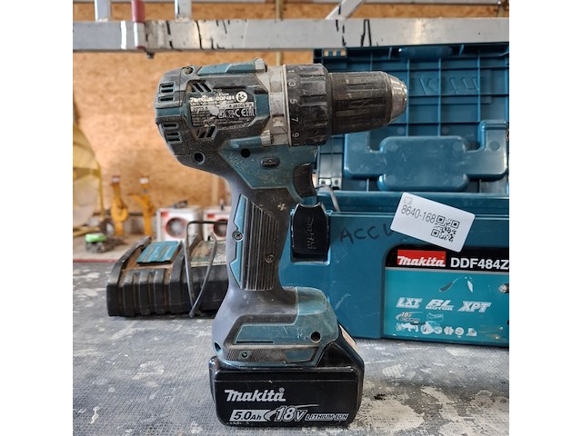 Accu slagschroevendraaier met boormachine makita, ddf484, bouwjaar o.a. 2023 - afbeelding 3 van  9