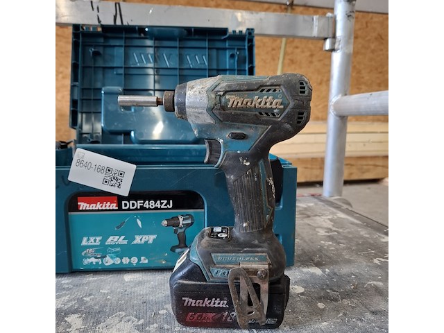 Accu slagschroevendraaier met boormachine makita, ddf484, bouwjaar o.a. 2023 - afbeelding 6 van  9