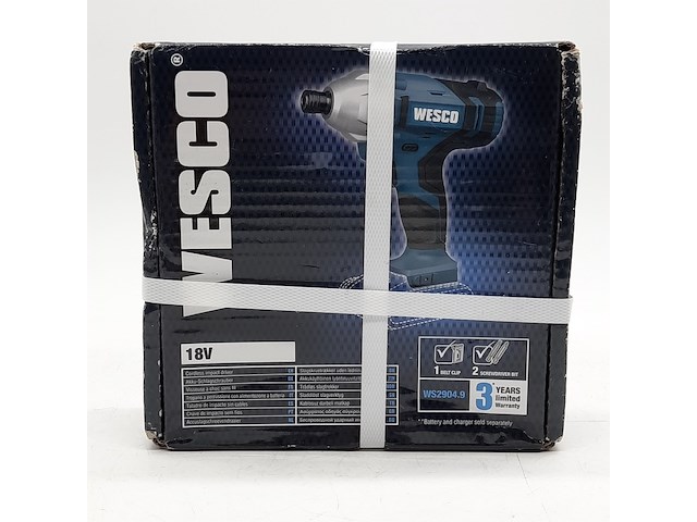Accu slagschroevendraaier, wesco, ws2904.9 - afbeelding 1 van  3