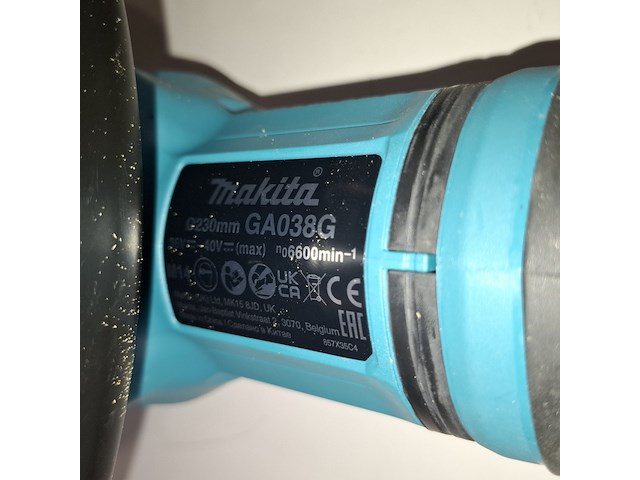 Accu slijpmachine, makita, ga038g, 2023 - afbeelding 14 van  16