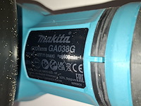 Accu slijpmachine, makita, ga038g, 2023 - afbeelding 14 van  16