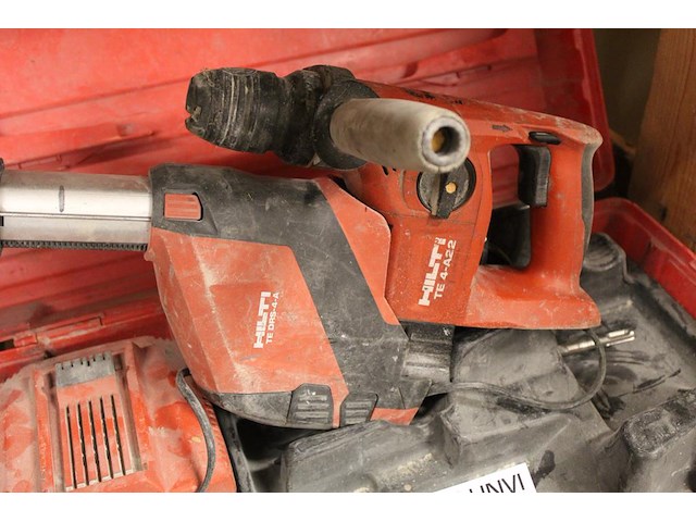 Accu sloophamer hilti te 4-a22 met lader, zonder accu. werking onbekend - afbeelding 2 van  3