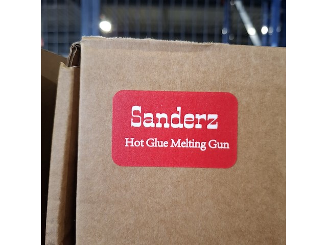 Accu smeltpistool voor hete lijm, rood - afbeelding 9 van  9