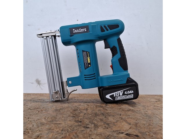 Accu spijkerpistool, blauw - afbeelding 1 van  9