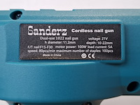 Accu spijkerpistool, blauw - afbeelding 6 van  9