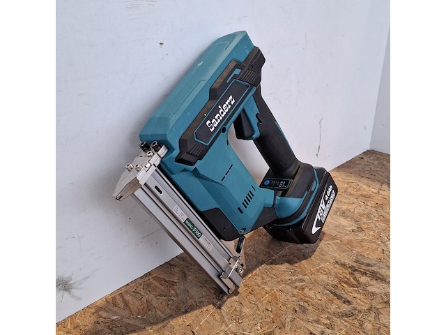 Accu spijkerpistool, blauw - afbeelding 2 van  8