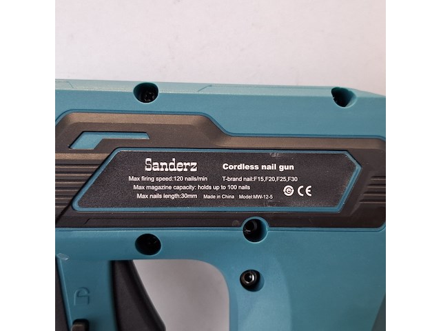 Accu spijkerpistool, blauw - afbeelding 6 van  8