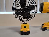 Accu spuitpistool en ventilator 8 inch, geel - afbeelding 2 van  14