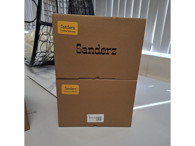 Accu spuitpistool en ventilator 8 inch, geel - afbeelding 4 van  14