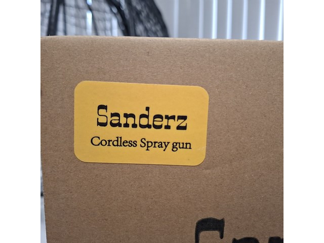 Accu spuitpistool en ventilator 8 inch, geel - afbeelding 5 van  14