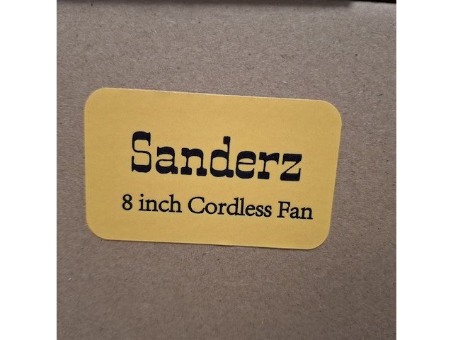 Accu spuitpistool en ventilator 8 inch, geel - afbeelding 6 van  14