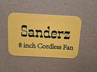 Accu spuitpistool en ventilator 8 inch, geel - afbeelding 6 van  14