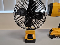 Accu spuitpistool en ventilator 8 inch, geel - afbeelding 12 van  14