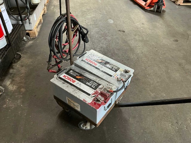 Accu startkar met kabels - afbeelding 6 van  6