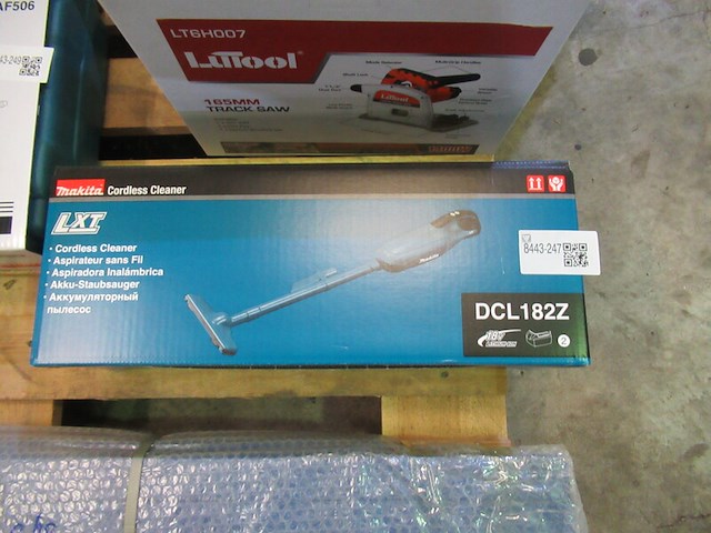 Accu stofzuiger (body) 18v makita, dcl 182z - afbeelding 1 van  1