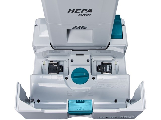 Accu-stofzuiger makita, dvc560z - afbeelding 3 van  7