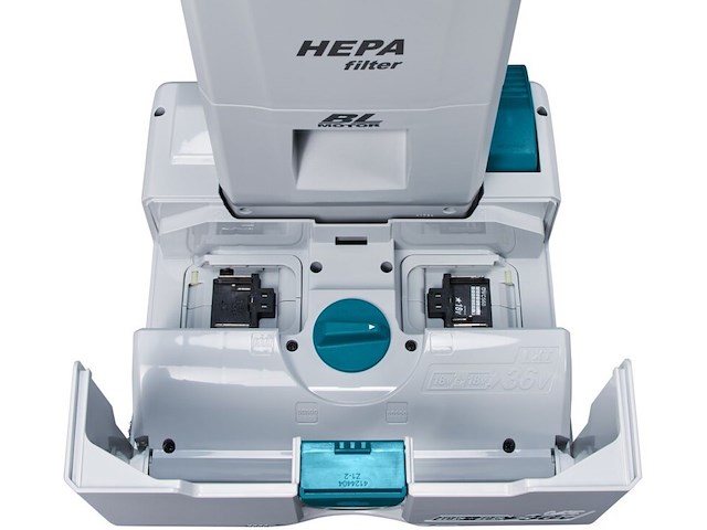 Accu-stofzuiger makita, dvc560z - afbeelding 3 van  6