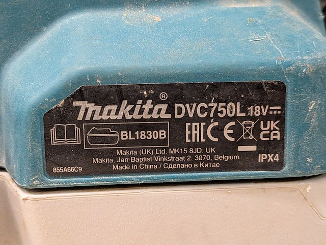 Accu stofzuiger, makita, dvc750l , 2023 - afbeelding 5 van  6