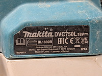 Accu stofzuiger, makita, dvc750l , 2023 - afbeelding 5 van  6