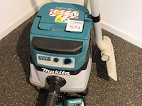 Accu stofzuiger makitadvc862l met twee accu's en lader - afbeelding 2 van  3