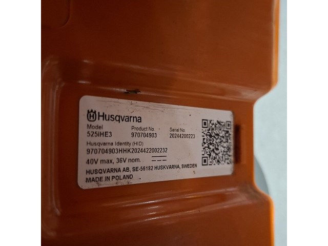 Accu stok heggenschaar, husqvarna, 525ihe3, 2024 - afbeelding 8 van  10