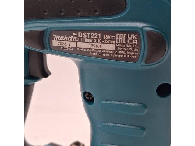 Accu tacker, makita, lxt dst221, 2023 - afbeelding 4 van  9