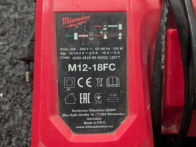 Accu tacker milwaukee, m18 vn18gs, bouwjaar 2023 - afbeelding 3 van  15