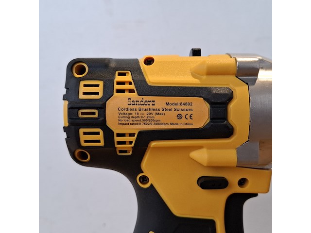 Accu takkenschaar 28mm, geel - afbeelding 8 van  11