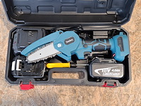 Accu takkenzaag 4 inch, blauw - afbeelding 8 van  9