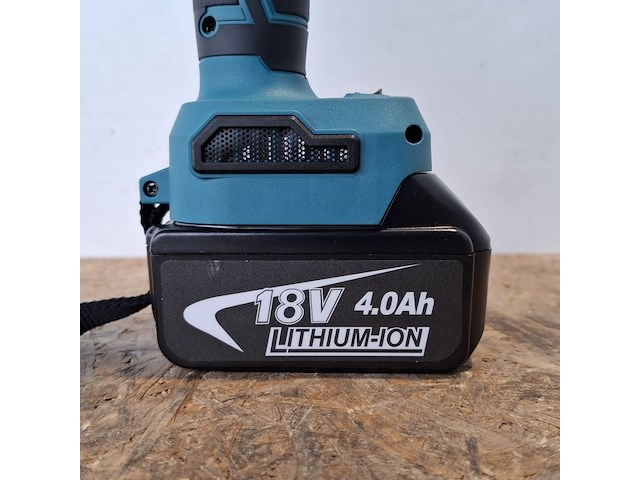 Accu takkenzaag 4 inch, blauw - afbeelding 6 van  9