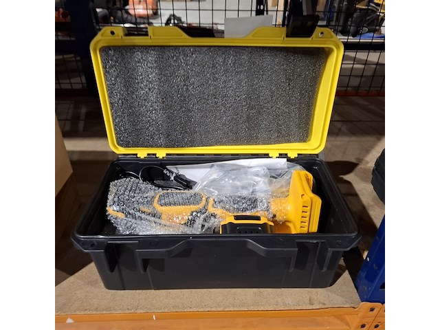 Accu tegelzetmachine | 20v sanderz, geel, 2025 - afbeelding 2 van  3