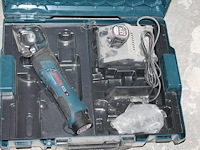 Accu textielschaar bosch gus12v-300 met extra accu en lader in kunststof koffer. - afbeelding 3 van  3