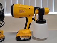 Accu verfspuit | 20v, sanderz, geel, 2025 - afbeelding 3 van  5