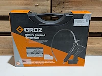 Accu vetspuit, groz, battery powered grease gun 18.5v - afbeelding 5 van  6