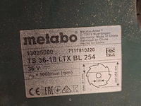 Accu zaagtafel metabo, ts36-18 ltxbl254 - afbeelding 6 van  10