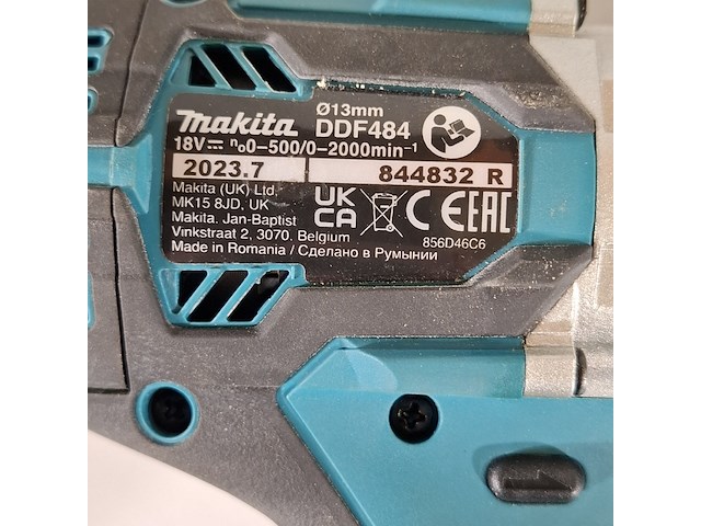 Accuboormachine, makita, ddf484, 2023 - afbeelding 19 van  19