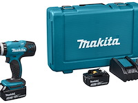 Accuboormachine set 18v makita, ddf453rfe - afbeelding 1 van  4