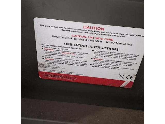 Accubooster op kar, powervamp, nato 200 - afbeelding 7 van  18