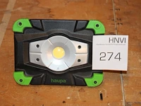 Accubouwlamp haupa voedingskabel ontbreekt.