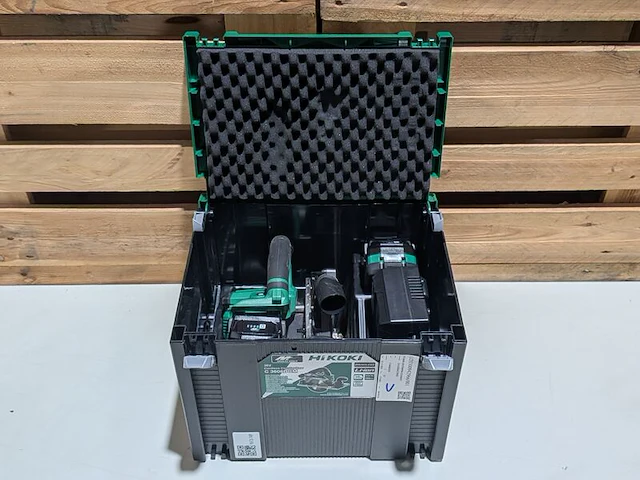 Accucirkelzaag, hikoki, c 3606dum, (incl. hsc koffer, accu's en acculader) - afbeelding 2 van  5