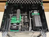 Accucirkelzaag, hikoki, c 3606dum, (incl. hsc koffer, accu's en acculader) - afbeelding 3 van  5