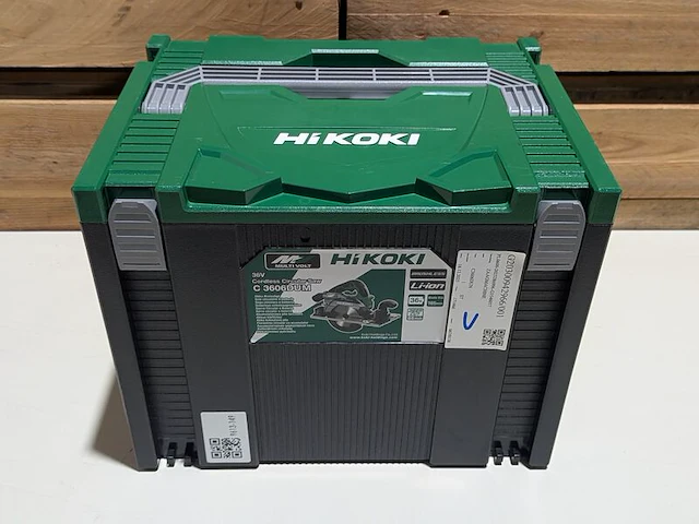 Accucirkelzaag, hikoki, c 3606dum, (incl. hsc koffer, accu's en acculader) - afbeelding 5 van  5