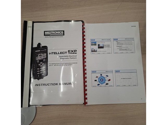 Accudiagnoseapparaat met toebehoren, midtronics, exp-1000 - afbeelding 8 van  9