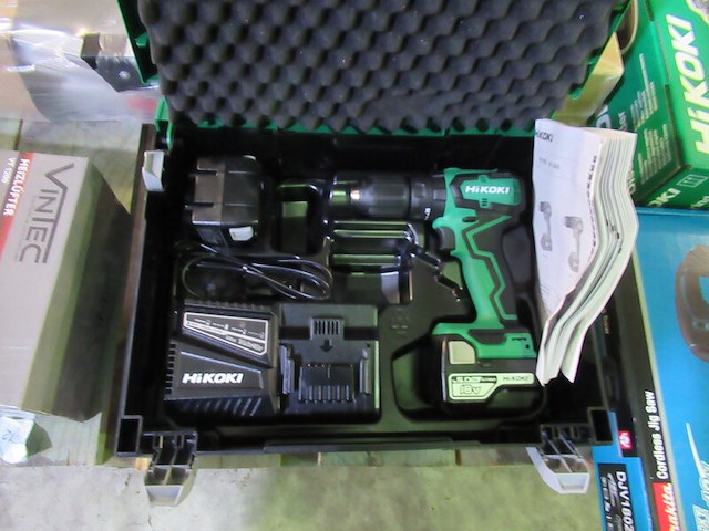 Accuklopboormachine set 18v hikoki, dv 18dd - afbeelding 2 van  4