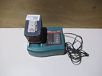 Acculader + accu makita, dc24sc/bh2433 - afbeelding 2 van  2