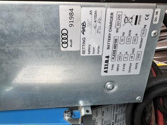 Acculader, axima, flexis 48d100, zwart - afbeelding 2 van  3